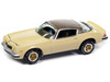 1975 Chevrolet Camaro LT Cream Beige with Brown Top Classic Gold Collection 1/64 Diecast Model Car Johnny Lightning JLCG033-JLSP390B