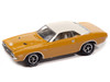 1971 Dodge Challenger R T Butterscotch with White Top and Interior Classic Gold Collection 1/64 Diecast Model Car Johnny Lightning JLCG033-JLSP417B