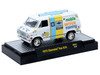 1972 Chevrolet G10 Van Chevrolet Mobile Service Training White with Graphics Limited Edition to 4400 pieces Worldwide 1/64 Diecast Model Car M2 Machines 31500-HS64