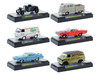 Auto Meets Set of 6 Cars IN DISPLAY CASES Release 91 Limited Edition 1/64 Diecast Model Cars M2 Machines 32600-91