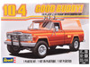 Level 4 Model Kit 1979 Jeep J 10 Pickup Truck with Camper Top 1/24 Scale Model Revell 14568