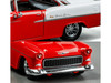 1955 Chevrolet Bel Air Red and White Collection Series 1/64 Diecast Model Car Majorette MJ8505001013