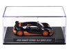 2005 Bugatti Veyron 16 4 Super Sport Black with Orange Accents Collection Series 1/64 Diecast Model Car Majorette MJ8505001018