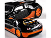 2005 Bugatti Veyron 16 4 Super Sport Black with Orange Accents Collection Series 1/64 Diecast Model Car Majorette MJ8505001018
