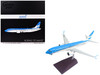 Boeing 737 MAX 8 Commercial Aircraft Aerolineas Argentinas LV KEJ White and Blue Gemini 200 Series 1/200 Diecast Model Airplane GeminiJets G2ARG1397