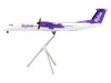 Bombardier Q400 Commercial Aircraft Flybe G ECOE White with Purple Tail Gemini 200 Series 1/200 Diecast Model Airplane GeminiJets G2BEE1193