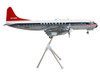Lockheed L 188 Electra Commercial Aircraft Northwest Orient N128US White and Gray with Blue Stripes and Red Tail "Gemini 200" Series 1/200 Diecast Model Airplane GeminiJets G2NWA1028