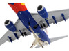 Boeing 737 700 Commercial Aircraft with Flaps Down Configuration Southwest Airlines Colorado One N230WN White and Blue Gemini 200 Series 1/200 Diecast Model Airplane GeminiJets G2SWA460F