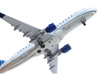 Embraer ERJ 175 Commercial Aircraft United Express SkyWest Airlines N606UX White with Blue Tail 1/400 Diecast Model Airplane GeminiJets GJ2342