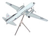 Convair C 131 Samaritan Transport Aircraft United States Navy NAS Guantanamo Bay 141017 White and Gray Gemini 200 Series 1/200 Diecast Model Airplane GeminiJets G2USN1137