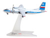 Antonov AN-24V Commercial Aircraft LOT Polish Airlines SP-LTP White with Blue Stripes and Tail 1/200 Diecast Model Herpa HE572996