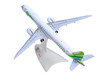 Embraer E195-E2 Commercial Aircraft Binter Canarias EC-NEZ White with Green Striped Tail 1/200 Diecast Model Herpa HE573009