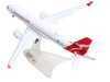 Airbus A220-300 Commercial Aircraft QantasLink VH-X4B White with Red Tail 1/200 Diecast Model by Herpa HE573184