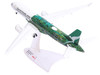 Airbus A220-300 Commercial Aircraft QantasLink Flying Art Series - Minyma Kutjara Tjukurpa VH-X4A White with Green Graphics 1/200 Diecast Model Herpa HE573351