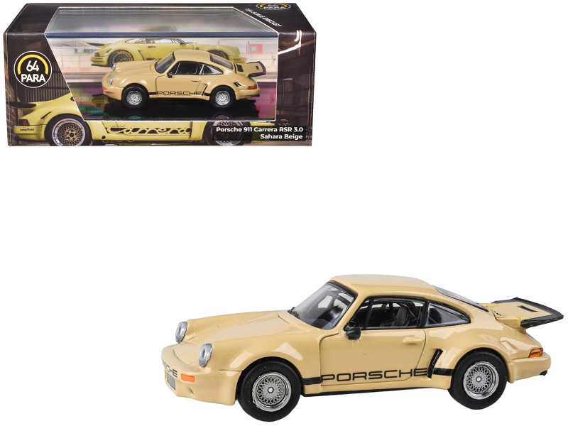 Porsche 911 Carrera RSR 3.0 Sahara Beige with Black Stripes 1/64