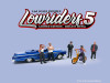 Lowriders #5 6 piece 5 People 1 Bicycle Diecast Figures Set 1/64 Scale Models American Diorama AD-2427MJ