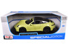 Porsche 911 Targa 4 GTS 992 2 Yellow with Black Top Special Edition Series 1/18 Diecast Model Car Maisto 31470YL