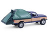 1987 Ford F 150 XLT Lariat Pickup Truck Dark Blue and Tan with Modern Truck Bed Tent The Great Outdoors Series 4 1/64 Diecast Model Car Greenlight 38080D