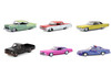 California Lowriders Series 7 Set of 6 pieces 1/64 Diecast Model Cars Greenlight 63080SET