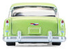 1956 Chevrolet Bel Air Lowrider Laurel Green Metallic and Crocus Yellow Two Tone with Green Interior California Lowriders Series 7 1/64 Diecast Model Car Greenlight 63080A