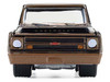 1972 Chevrolet C10 Pickup Truck Lowrider Black with Bronze Stripes California Lowriders Series 7 1/64 Diecast Model Car Greenlight 63080D