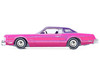 1975 Ford Thunderbird Lowrider Pink Metallic with Purple Top and Graphics with Purple Interior California Lowriders Series 7 1/64 Diecast Model Car Greenlight 63080E