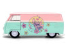 1961 Volkswagen Bus Pink and Blue with Graphics Disney s Stitch Hollywood Rides Series 1/32 Diecast Model Car Jada 36358