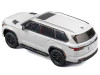 2024 Toyota Sequoia White with Red Interior 1/64 Diecast Model Car CM Model CM64-SEQUOIA-01
