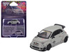 ABARTH 595 LB Works x Abas Works Fighters Matt Gray Limited Edition 1/64 Diecast Model Car Mini GT MGT01064