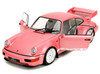 Porsche 911 Carrera RS 964 Pink Metallic with White Stripes Pink Slips Series 1/18 Diecast Model Car Jada 35727