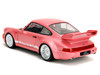 Porsche 911 Carrera RS 964 Pink Metallic with White Stripes Pink Slips Series 1/18 Diecast Model Car Jada 35727