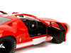 Ford GT40 MK1 Red with White Stripes and Graphics Pink Slips Series 1/18 Diecast Model Car Jada 36381