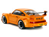 RWB Bodykit Hibiki Orange Metallic Pink Slips Series 1/18 Diecast Model Car Jada 36383
