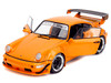 RWB Bodykit Hibiki Orange Metallic Pink Slips Series 1/18 Diecast Model Car Jada 36383