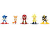 Set of 12 Diecast Figures Sonic The Hedgehog Video Games Nano Metalfigs Series Diecast Models Jada 37353