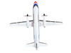 Saab 340B Commercial Aircraft "American Eagle N389AE White with Red and Blue Stripes Gemini 200 Series 1/400 Diecast Model Airplane GeminiJets G2AAL1339