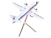 Saab 340B Commercial Aircraft "American Eagle N389AE White with Red and Blue Stripes Gemini 200 Series 1/400 Diecast Model Airplane GeminiJets G2AAL1339