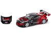 Toyota Pandem GR86 Advan Black and Red with Graphics 1/64 Diecast Model Car Pop Race PR640228