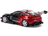 Toyota Pandem GR86 Advan Black and Red with Graphics 1/64 Diecast Model Car Pop Race PR640228