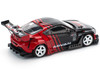 Toyota Pandem GR86 Advan Black and Red with Graphics 1/64 Diecast Model Car Pop Race PR640228