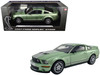 2007 Ford Shelby GT500 Lime Green Metallic with Silver Stripes Shelby Collectibles Series 1/18 Diecast Model Car ACME SC18004