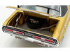 1971 Dodge Challenger R T GY8 Gold Metallic with Black Stripes and Black Vinyl Top Limited Edition to 360 pieces Worldwide 1/18 Diecast Model Car ACME A1806030