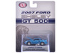 2007 Ford Shelby GT500 Windveil Blue Metallic Shelby Collectibles Series 1/64 Diecast Model Car ACME SC64003