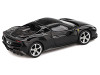 Ferrari 296 GTB Nero Daytona Black 1/64 Diecast Model Car BBR BBRFER64003