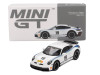 Porsche 911 Dakar #19 Rally 1974 Tribute Livery White with Blue Stripes Limited Edition 1/64 Diecast Model Car Mini GT MGT01009