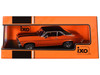 1971 Chevrolet Nova SS Orange with Black Stripes and Black Vinyl Top 1/43 Diecast Model IXO Models CLC596N22