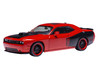 2009 Dodge Challenger SRT8 Red with Black Accents 1/43 Diecast Model IXO Models CLC597N22