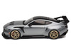 2025 Ford Mustang GTD Gray Metallic with Black Top Limited Edition Series 1/18 Diecast Model Car IXO Models IXOSPMCG18576