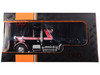 1977 Freightliner FLC 120 64 T Truck Tractor Black with Red and White Stripes 1/43 Diecast Model IXO Models TR21822