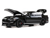 2022 Ford Mustang Shelby GT500 Black with Silver Stripes 1/18 Diecast Model Car IXO Models U18RDC002-FO